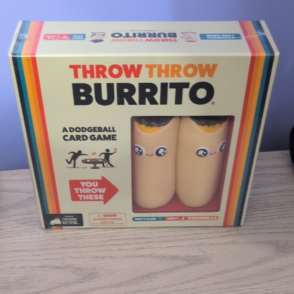 Throw Throw Burrito Dodgeball Card Game